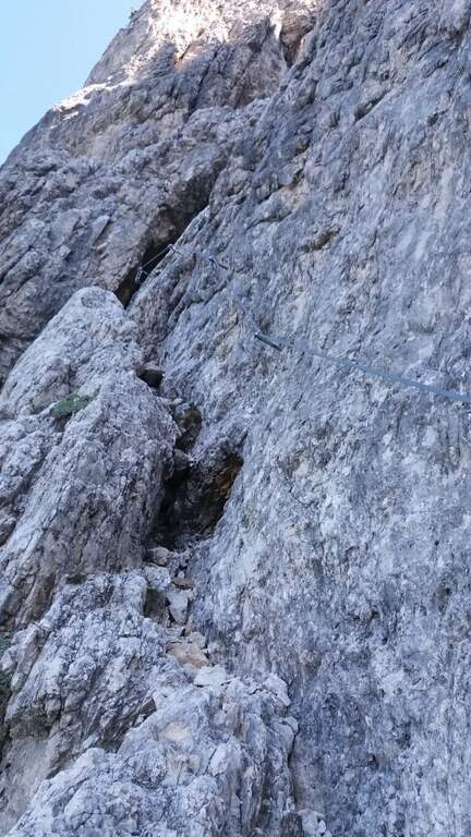 Ferrata Fusetti al Sass de Stria - foto 10