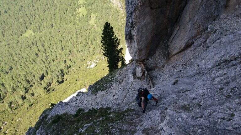 Ferrata Fusetti al Sass de Stria - foto 18