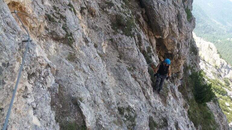 Ferrata Fusetti al Sass de Stria - foto 20