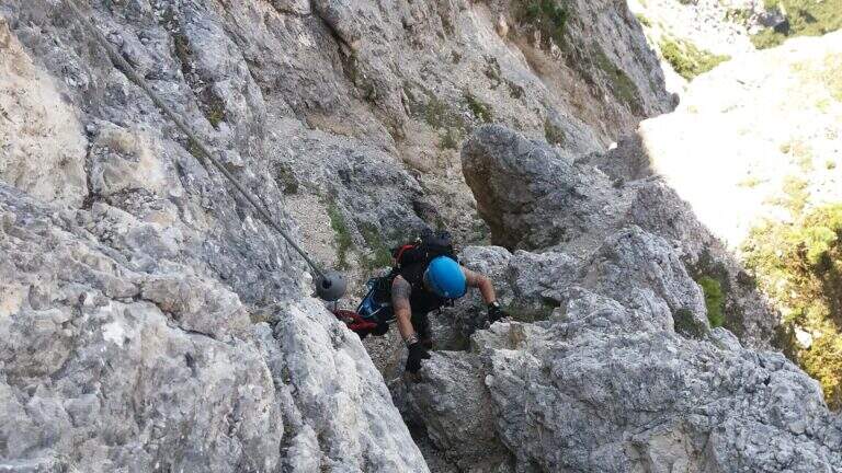 Ferrata Fusetti al Sass de Stria - foto 23
