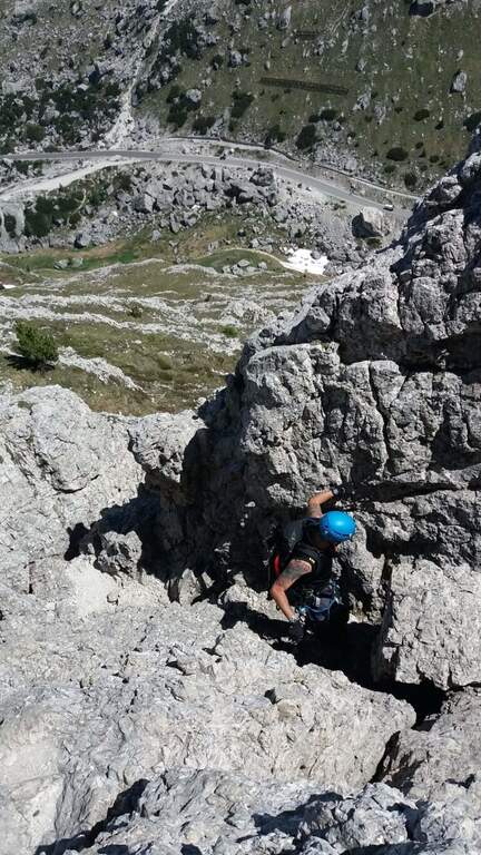 Ferrata Fusetti al Sass de Stria - foto 36