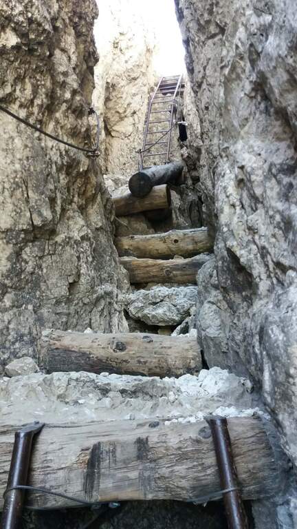 Ferrata Fusetti al Sass de Stria - foto 40
