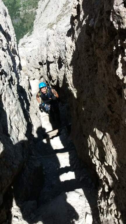 Ferrata Fusetti al Sass de Stria - foto 38