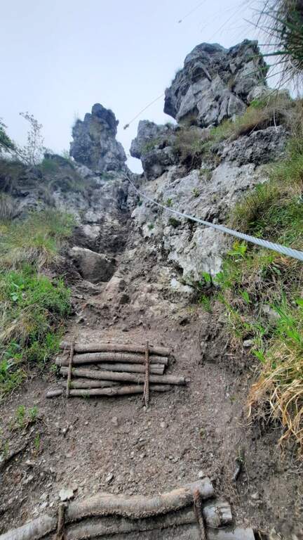 Ferrata il Nido dei Santa Croce (Corna Maria) - foto 41