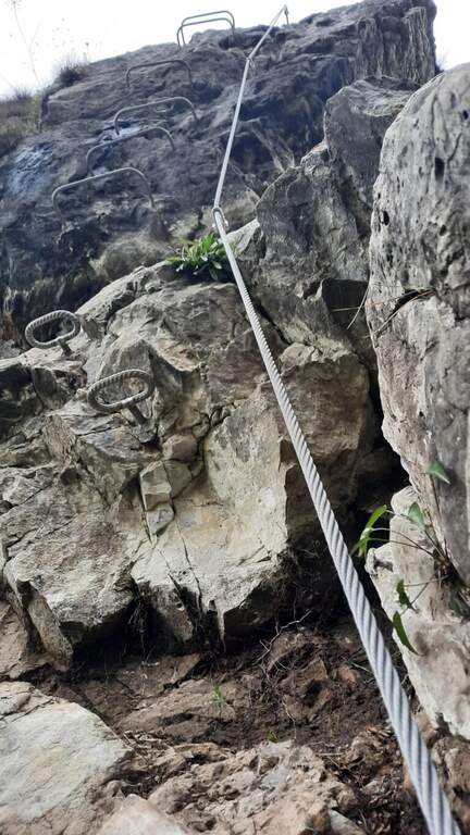 Ferrata il Nido dei Santa Croce (Corna Maria) - foto 46