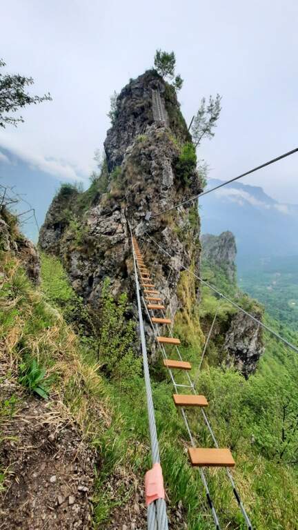Ferrata il Nido dei Santa Croce (Corna Maria) - foto 49
