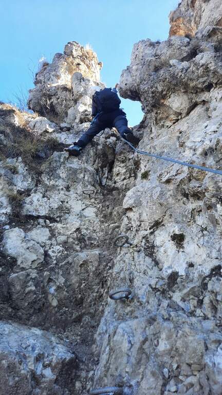 Ferrata il Nido dei Santa Croce (Corna Maria) - foto 39