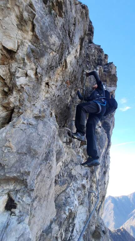 Ferrata il Nido dei Santa Croce (Corna Maria) - foto 37