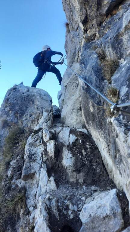 Ferrata il Nido dei Santa Croce (Corna Maria) - foto 36
