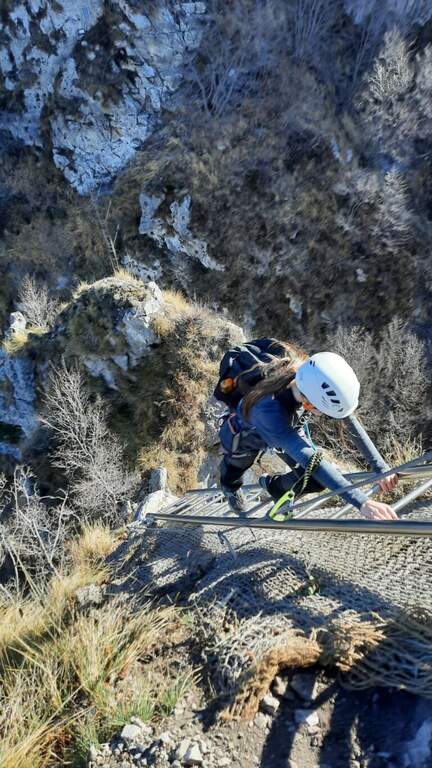 Ferrata il Nido dei Santa Croce (Corna Maria) - foto 35