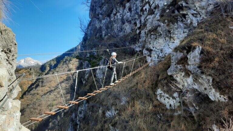 Ferrata il Nido dei Santa Croce (Corna Maria) - foto 34