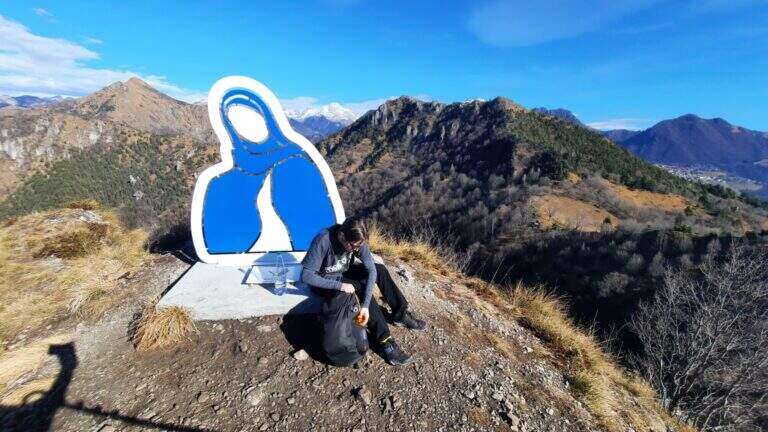Ferrata il Nido dei Santa Croce (Corna Maria) - foto 33