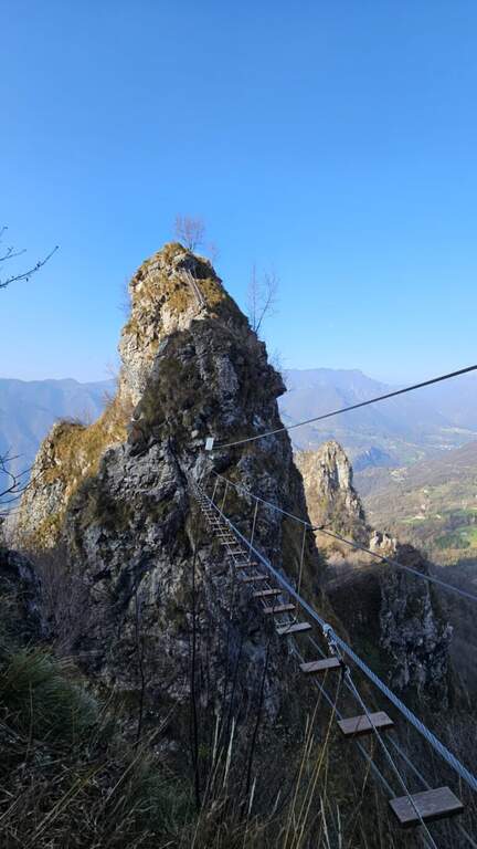 Ferrata il Nido dei Santa Croce (Corna Maria) - foto 31