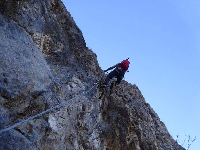 Ferrata il Nido dei Santa Croce (Corna Maria) - foto 59