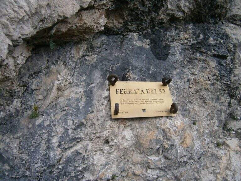 Ferrata Cinquanta del Clap al Creton di Culzei