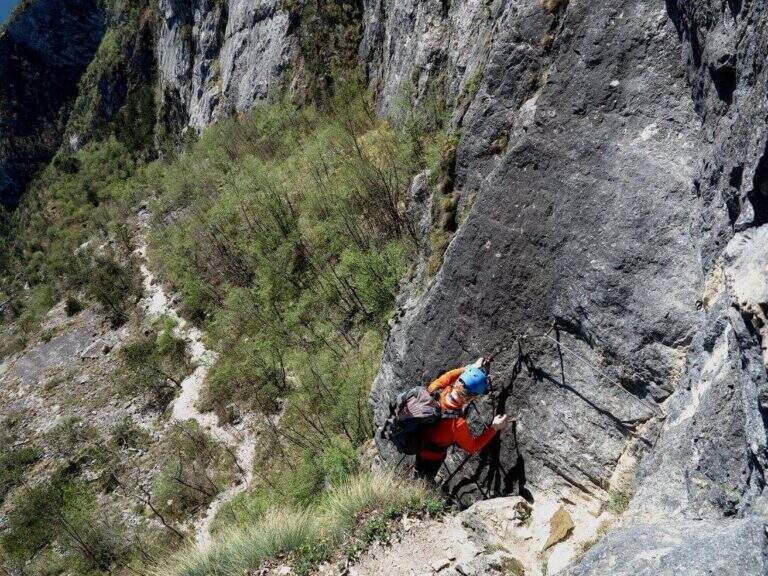 Ferrata dell'Amicizia a Cima Sat - foto 15
