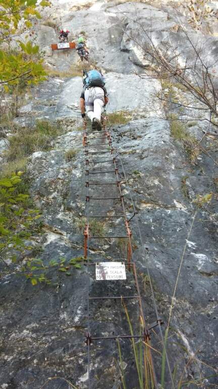 Ferrata dell'Amicizia a Cima Sat - foto 18