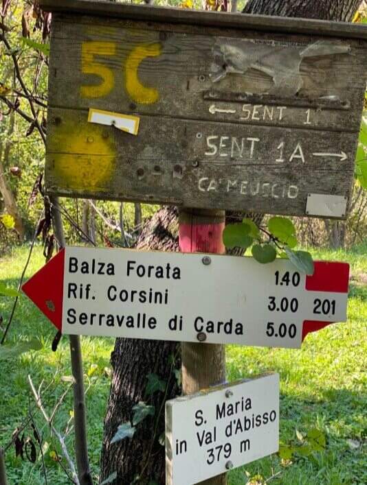 Sentiero Attrezzato del Canalino della Balza Forata
