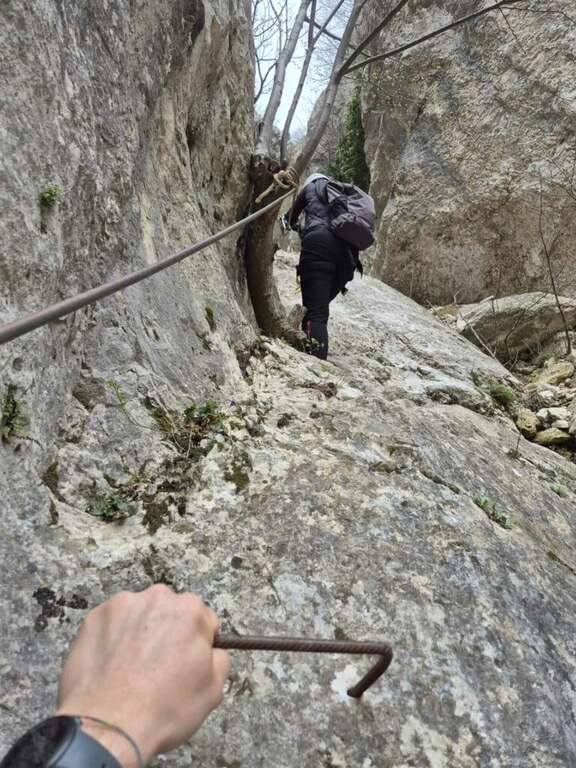 Sentiero Attrezzato del Canalino della Balza Forata - foto 11