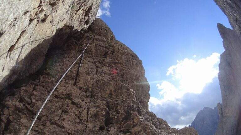 Ferrata Fiamme Gialle alla Croda Granda - foto 22
