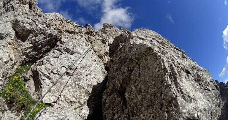 Ferrata Fiamme Gialle alla Croda Granda - foto 24