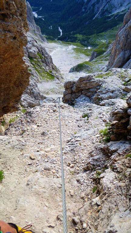 Ferrata Fiamme Gialle alla Croda Granda - foto 21