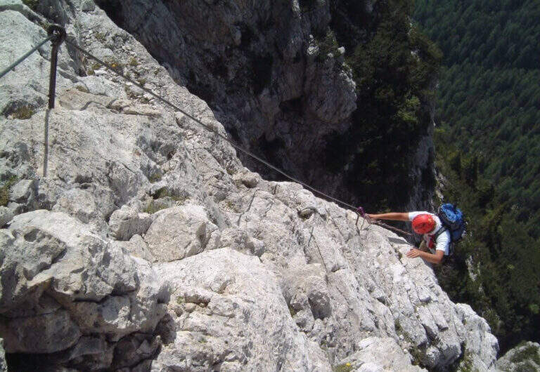 Ferrata Bovero al Col Rosà - foto 24