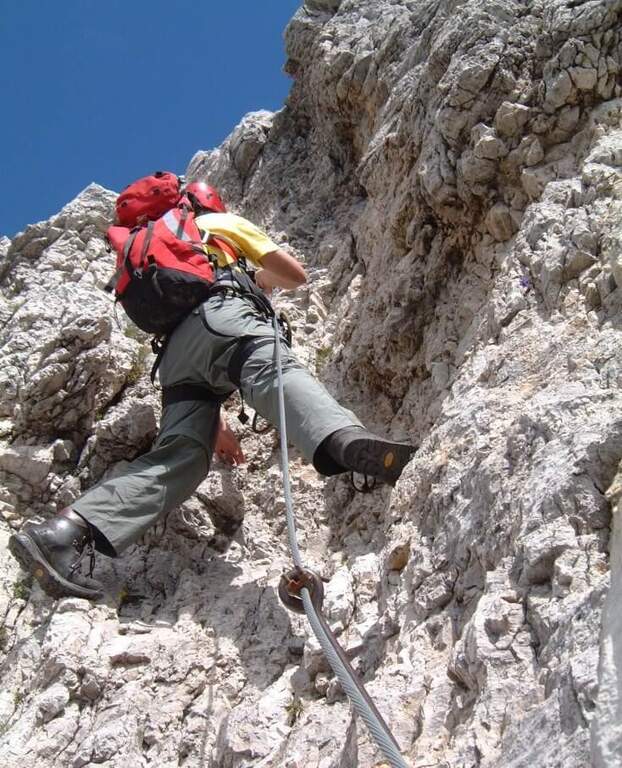 Ferrata Bovero al Col Rosà - foto 23