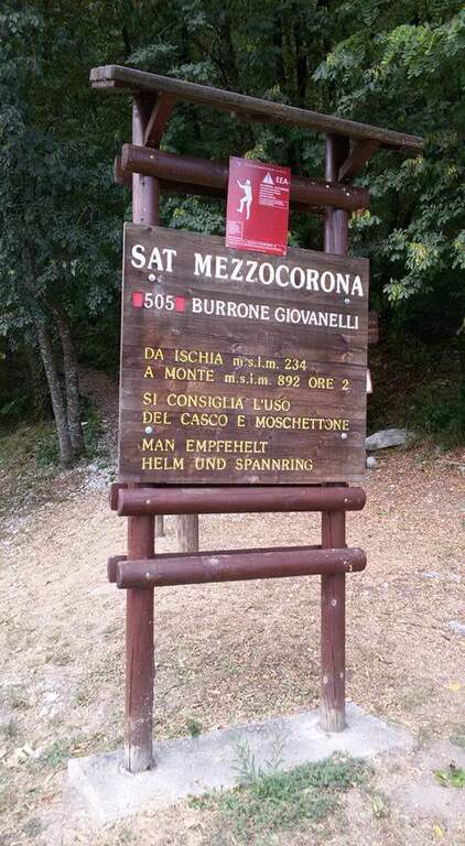 Sentiero Attrezzato Burrone Giovanelli