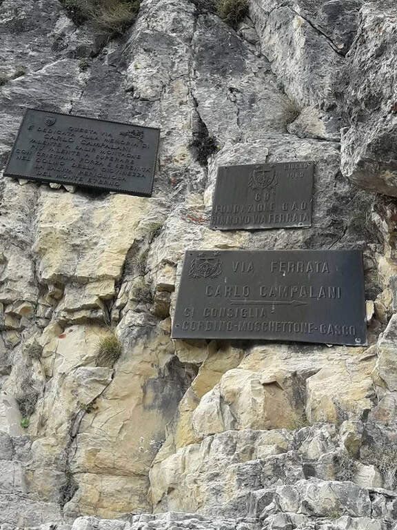Ferrata Carlo Campalani al Carega