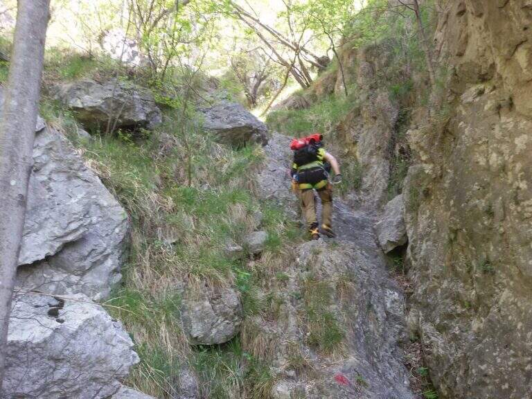 Ferrata al Canalone Belasa