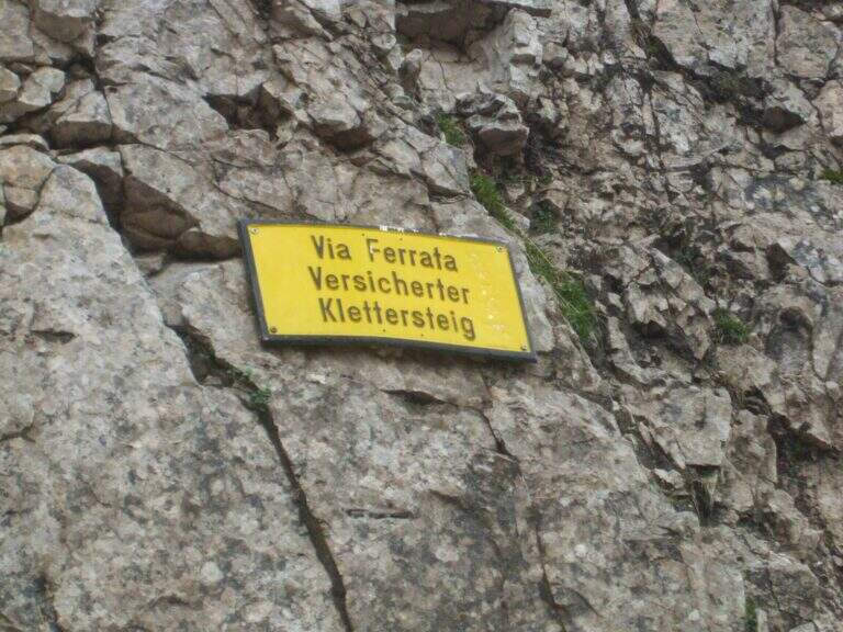 Ferrata Capitano Bilgeri al Monte Piano