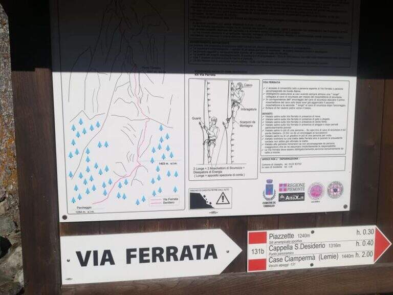 Ferrata Ciardelli (Bourcet) - foto 4