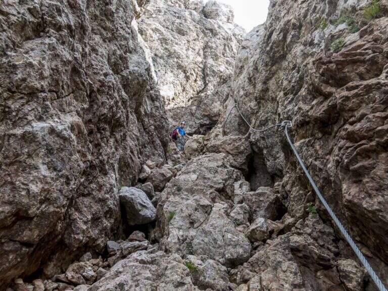 Ferrata delle Crete Rosse - Creta di Aip - foto 16
