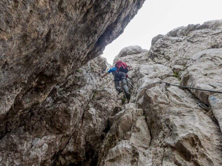 Ferrata delle Crete Rosse - Creta di Aip - foto 23