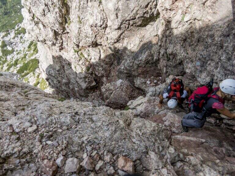 Ferrata delle Crete Rosse - Creta di Aip - foto 20