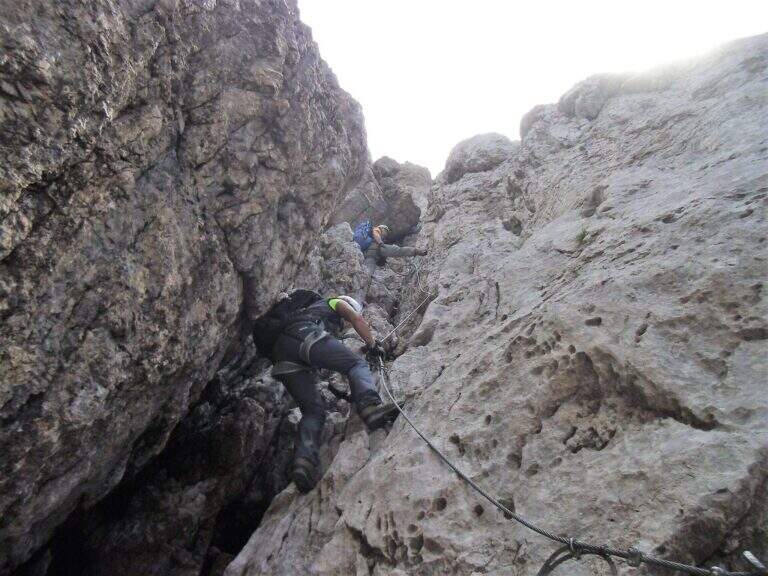 Ferrata delle Crete Rosse - Creta di Aip - foto 24