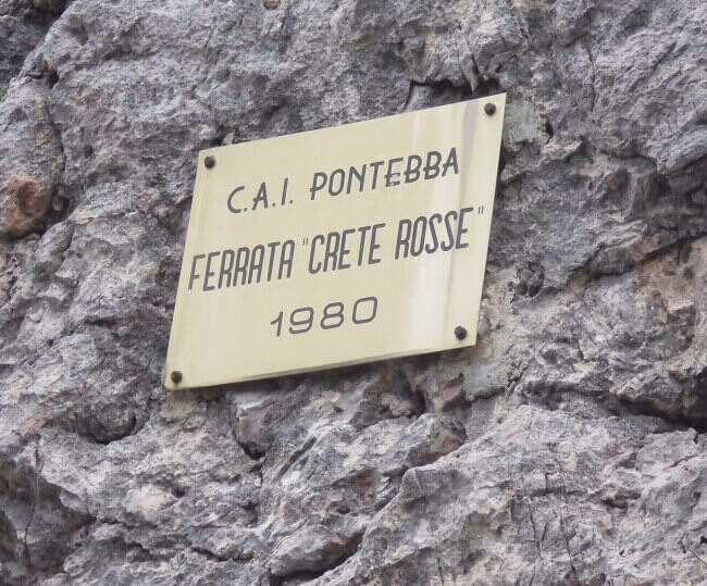 Ferrata delle Crete Rosse - Creta di Aip - foto 2