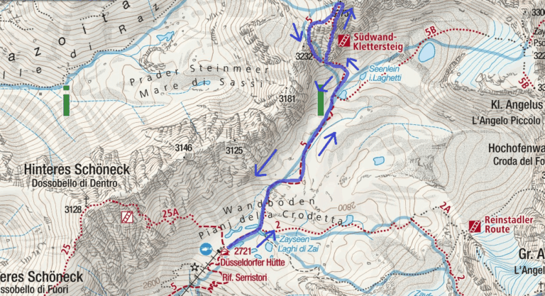 Ferrata Croda di Cengles (Tschenglser Hochwand) - foto 3