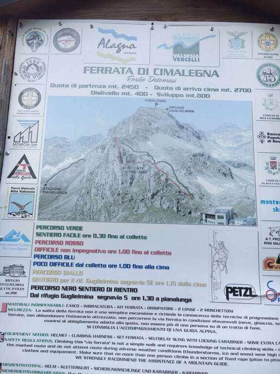 Ferrata Detomasi a Cimalegna - foto 2
