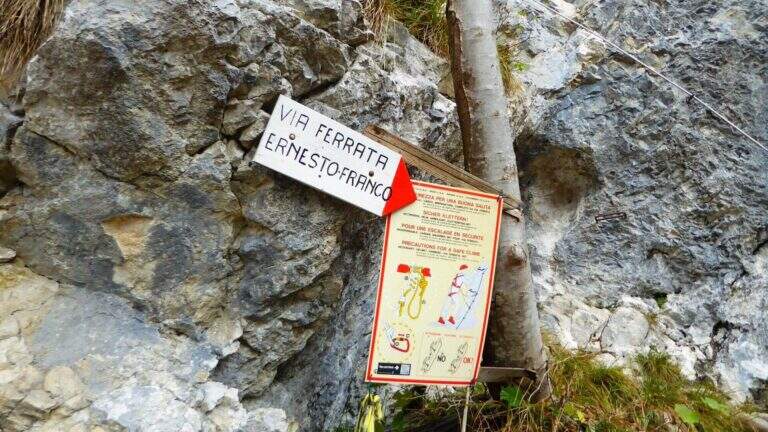 Ferrata Ernesto Franco al Monte Spino