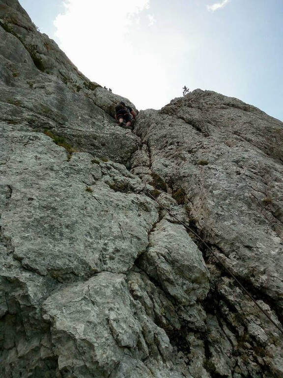 Ferrata Fiamme Gialle alla Palazza Alta - foto 10