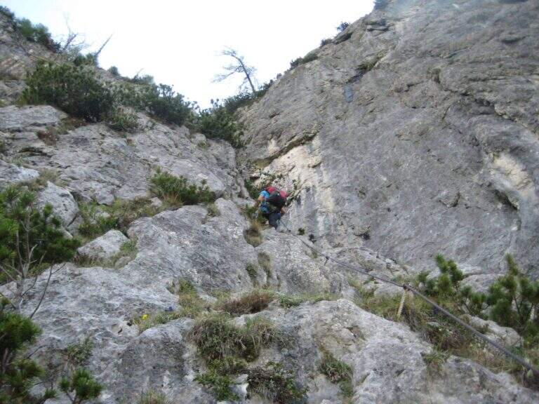 Ferrata Fiamme Gialle alla Palazza Alta - foto 9