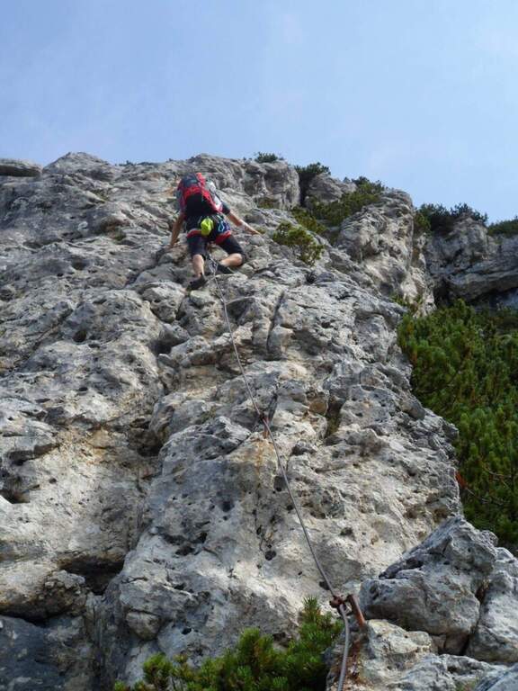 Ferrata Fiamme Gialle alla Palazza Alta - foto 14