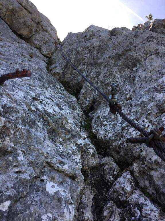 Ferrata Fiamme Gialle alla Palazza Alta - foto 13