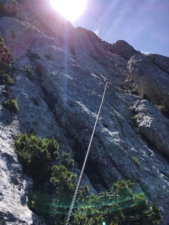 Ferrata Fiamme Gialle alla Palazza Alta - foto 8