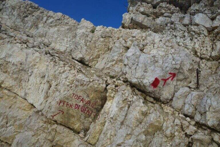 Ferrata Formenton alla Tofana di Dentro
