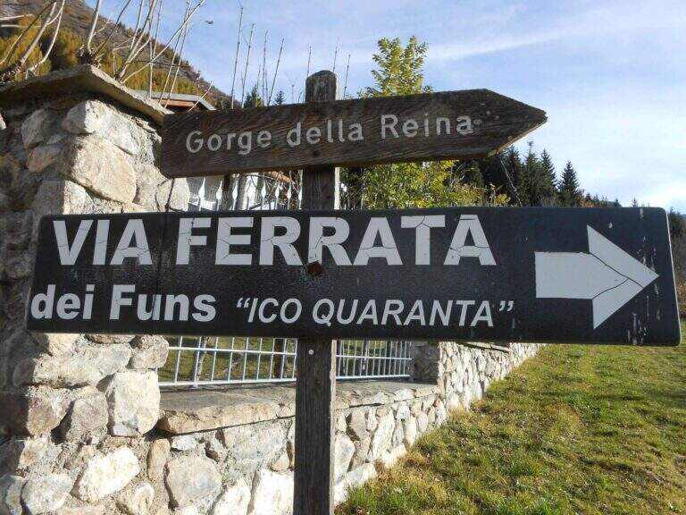 Ferrata dei Funs all'Ico Quaranta