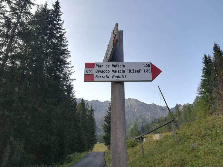 Ferrata Franco Gadotti al Sas Aut