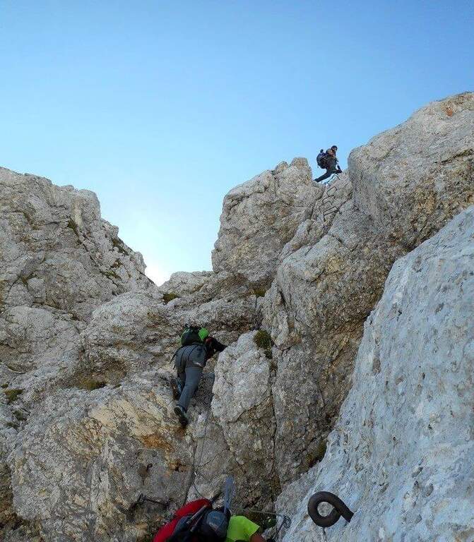 Ferrata Grasselli al Picco di Carnizza e Monte Canin - foto 13